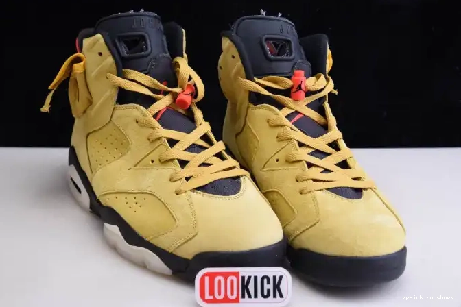 Cheap X CN1084-300 YELLOW SCOTT TRAVIS JORDAN AIR 6 0614